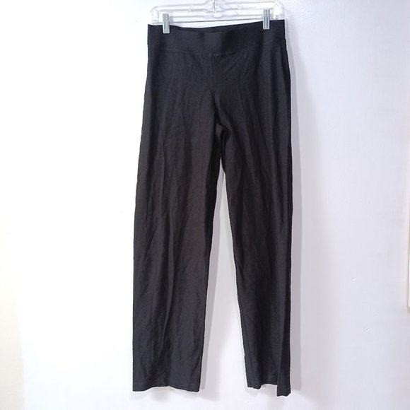 Eileen Fisher Pants - Eileen Fisher Washable Stretch Crepe Straight Pant in Black Size S